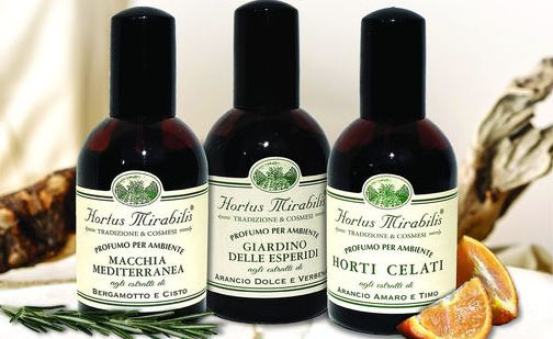 Spray con oli essenziali